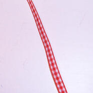 Röd- & vitrutigt band