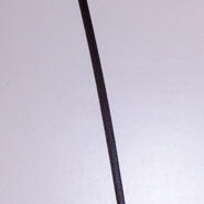 Svart satinband