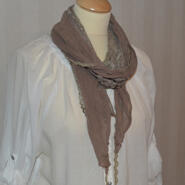 Scarf - linnefärgad