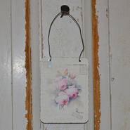 Skylt - Rosa rosor