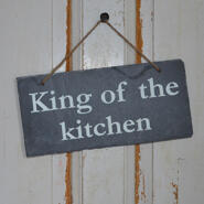 Skylt - King of the kitchen